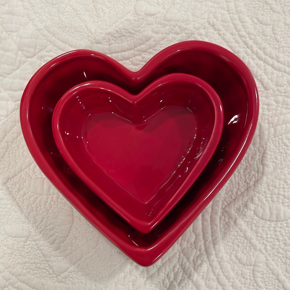 Stacking Valentine Heart Dishes